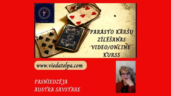 PARASTO KĀRŠU ZĪLĒŠANAS VIDEO KURSI Grupai/no 3.septembra